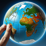 **

A fractured globe with puzzle pieces being forced together, highlighting climate engineering debates between nations, ethical dilemmas, and legal loopholes. The image should have a dramatic, slightly dystopian feel.

**