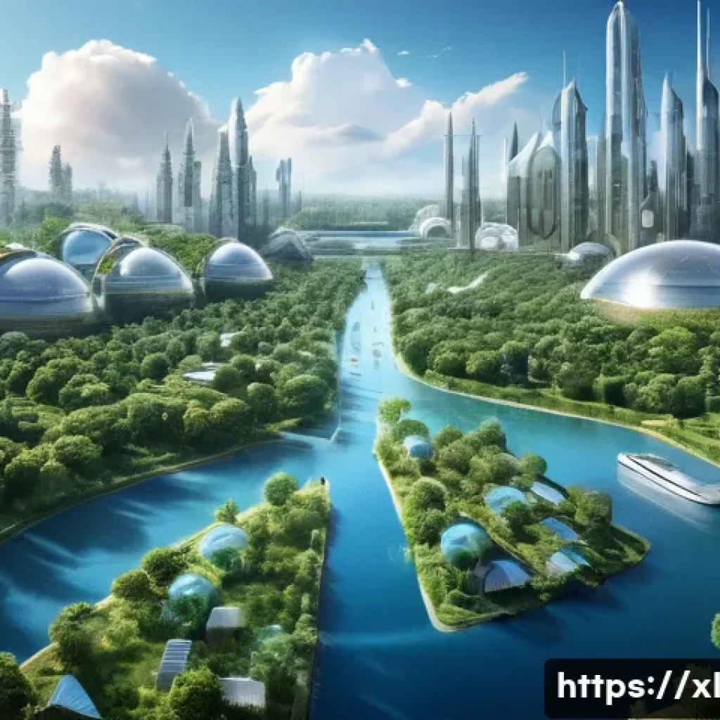 기후 엔지니어링의 윤리적 평가 메트릭 - A detailed futuristic cityscape showcasing advanced climate engineering technologies in action, incl...