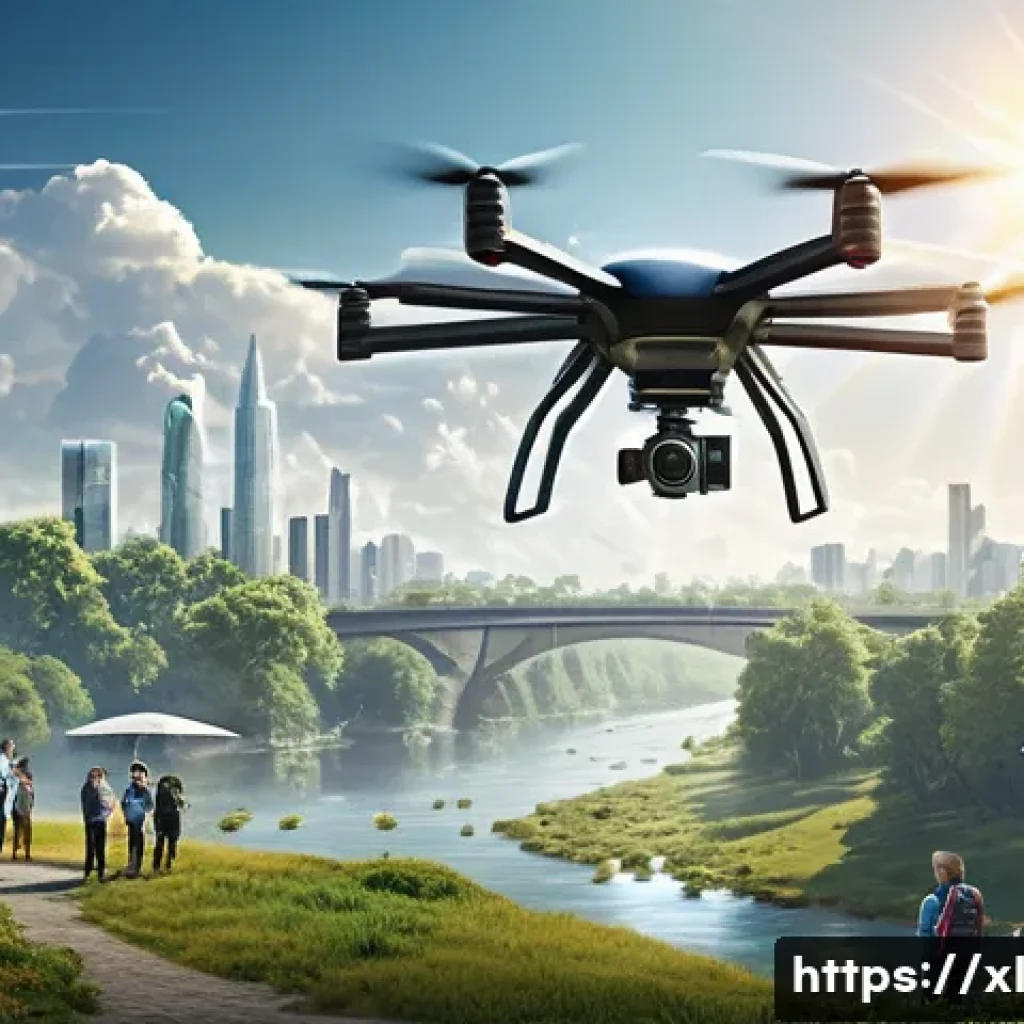 기후 엔지니어링의 윤리적 갈등 해결 방안 - A futuristic cityscape illustrating climate engineering in action: massive drones dispersing reflect...
